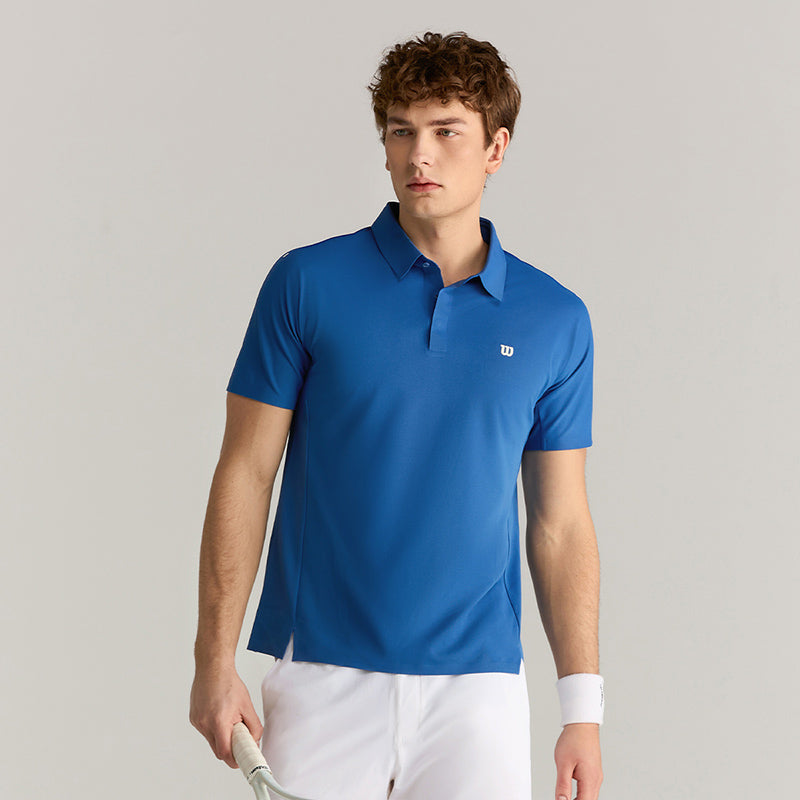 Men Daily Court Polo in Blue