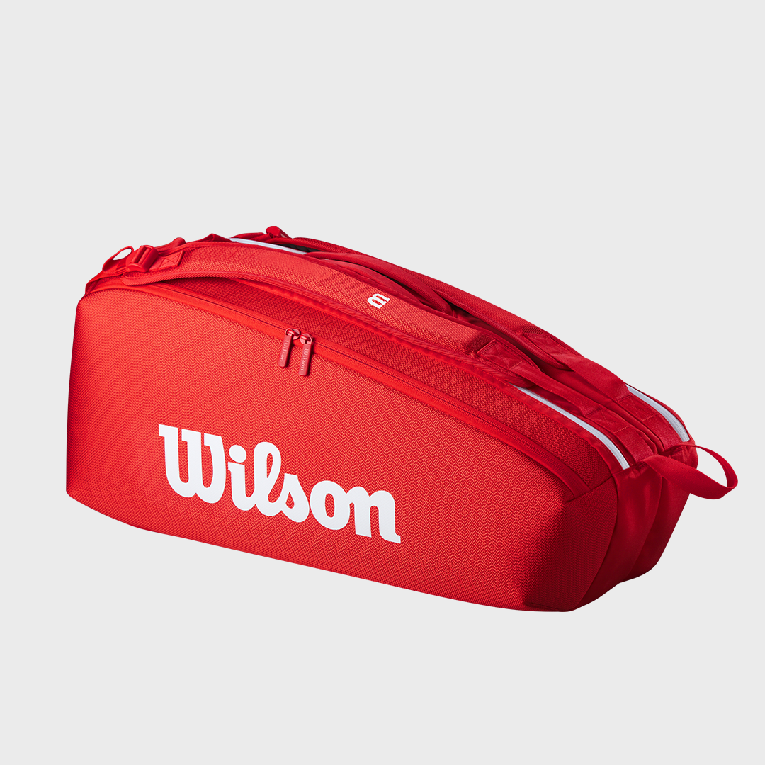 Super Tour 6Pk Tennis Bag 2025 Red WR8036801+