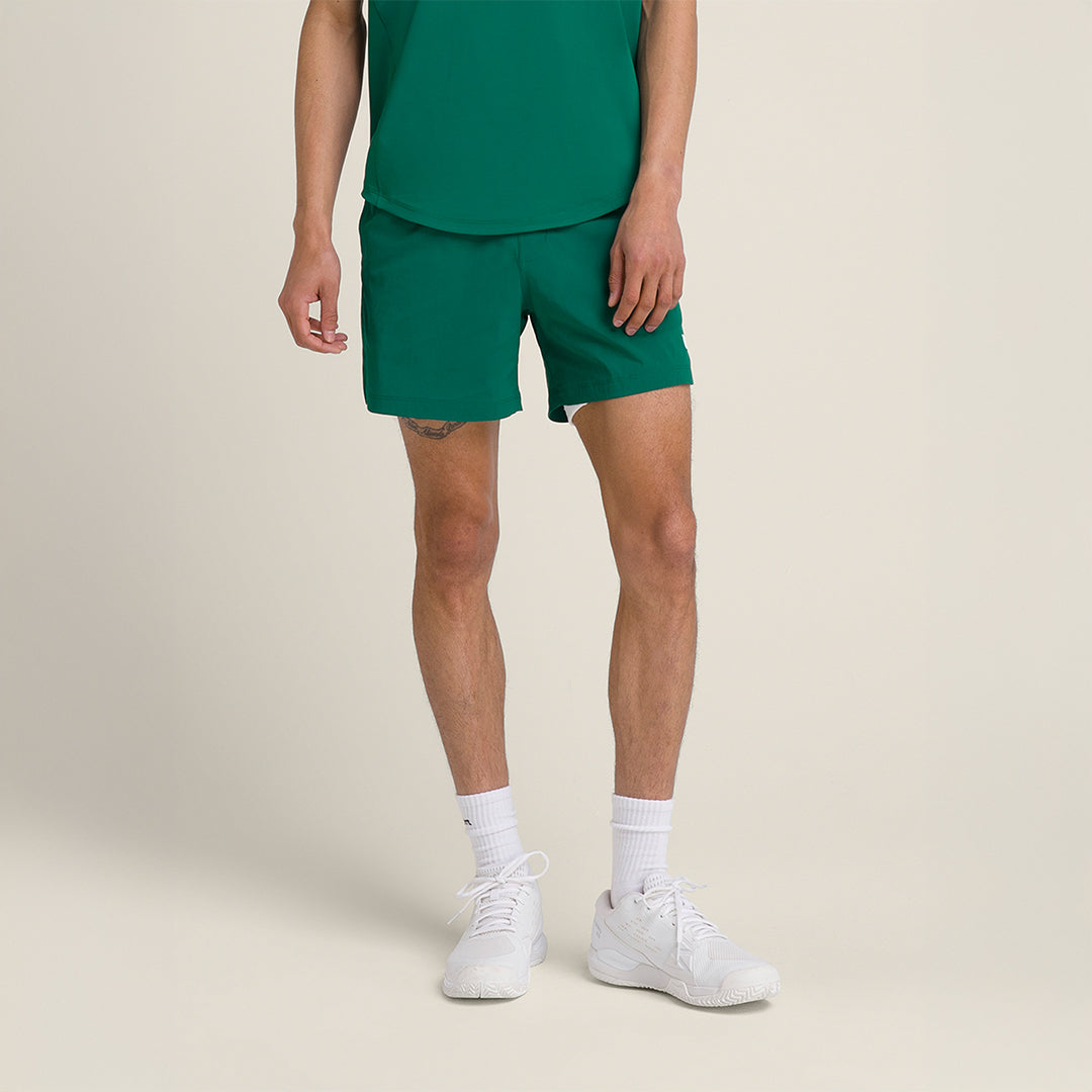 Men Tennis Volley Shorts Unlined in Club Green