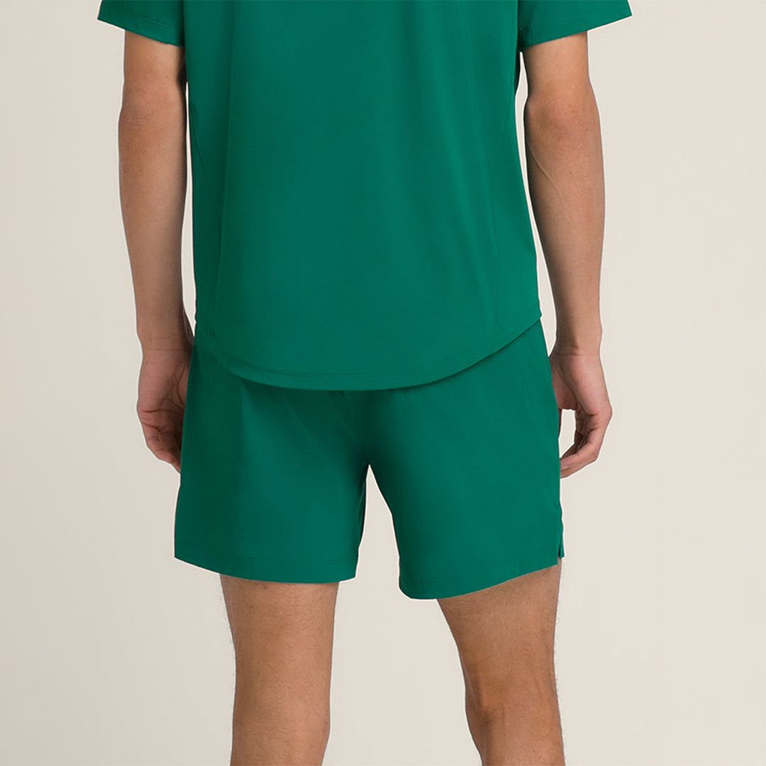 Men Tennis Volley Shorts Unlined in Club Green