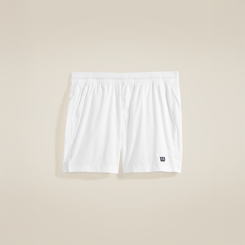 Tennis Volley Short 6" Br Wht