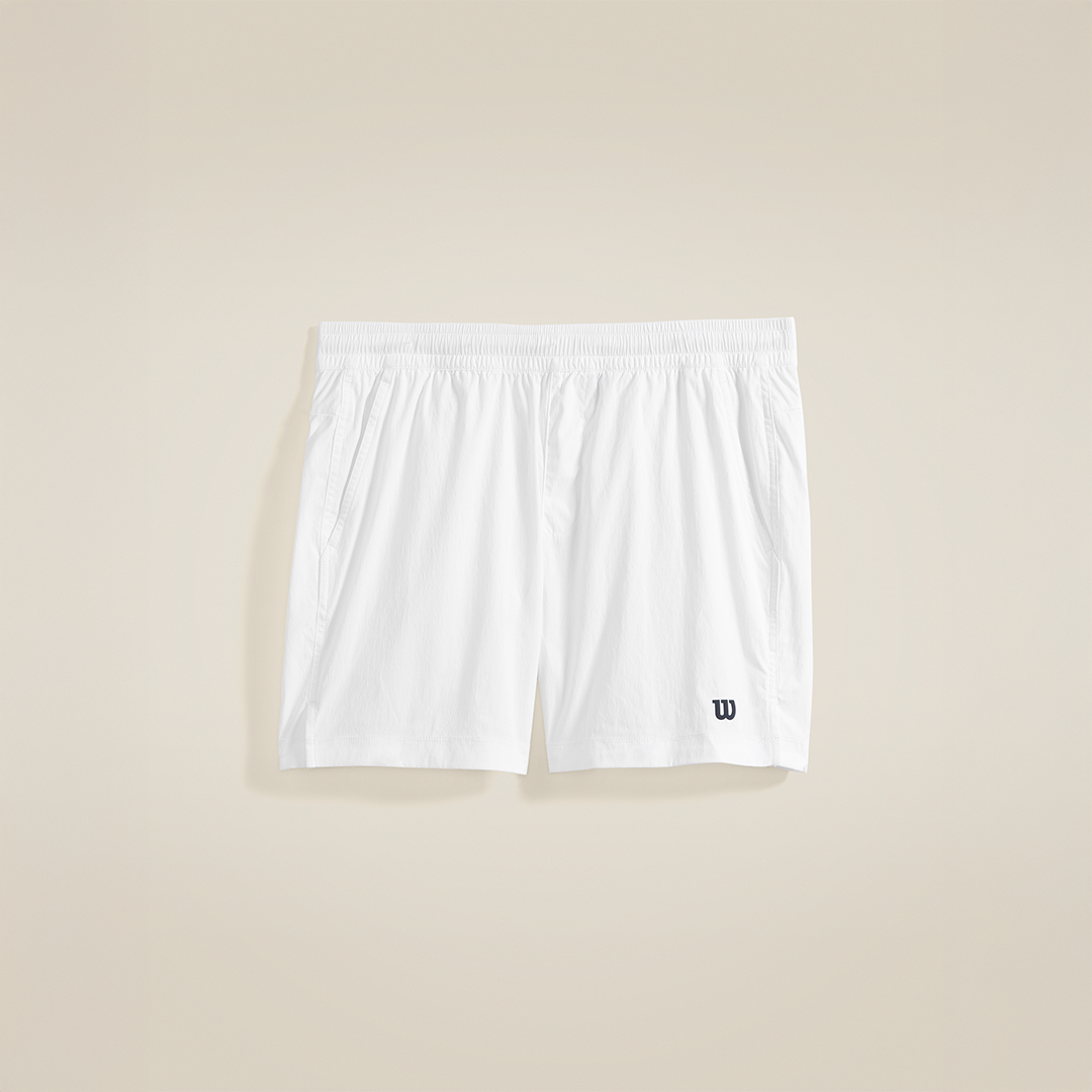 Tennis Volley Short 6" Br Wht
