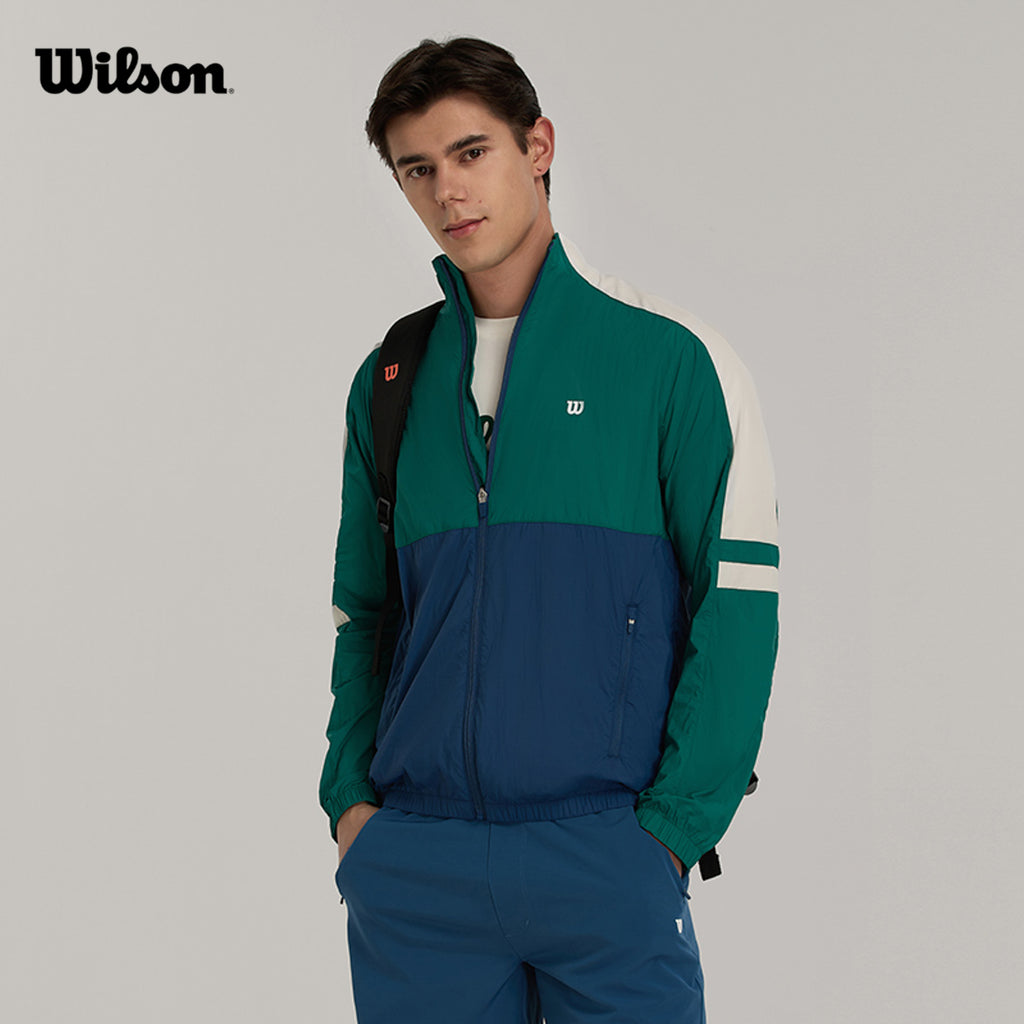 Men Serve Up Jacket in Club Green