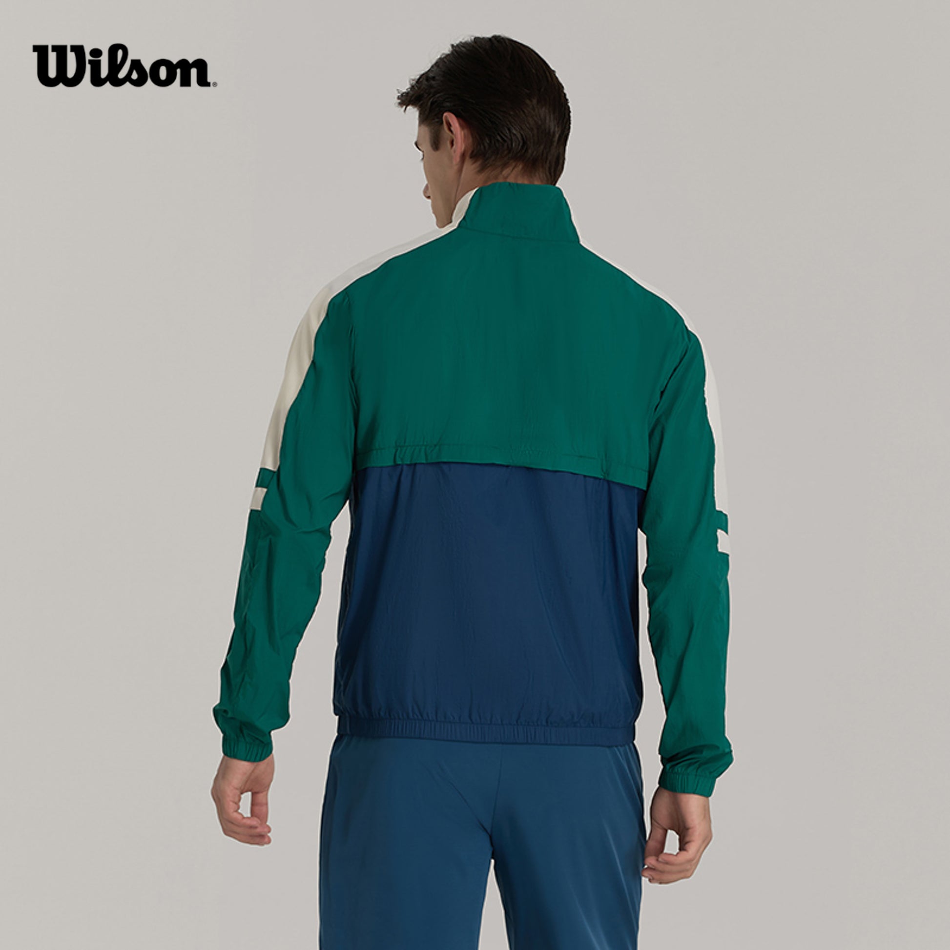 Men Serve Up Jacket in Club Green