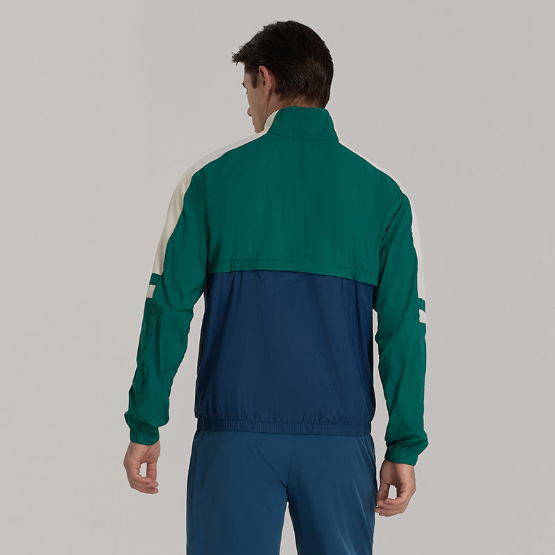 Men Serve Up Jacket in Club Green
