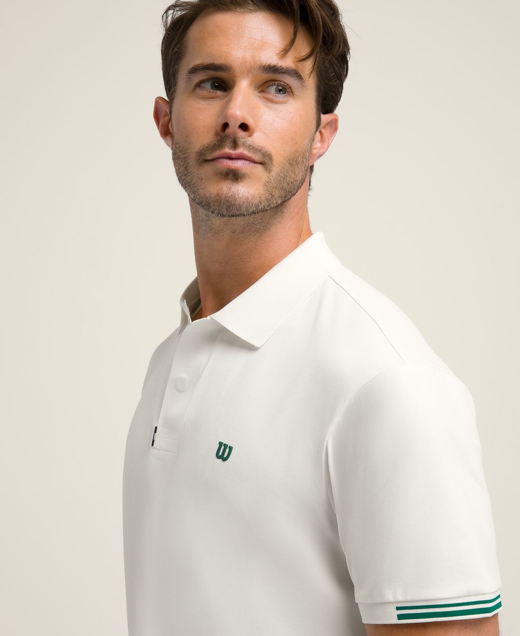 Men All Sport Polo Shirt in Sandrift