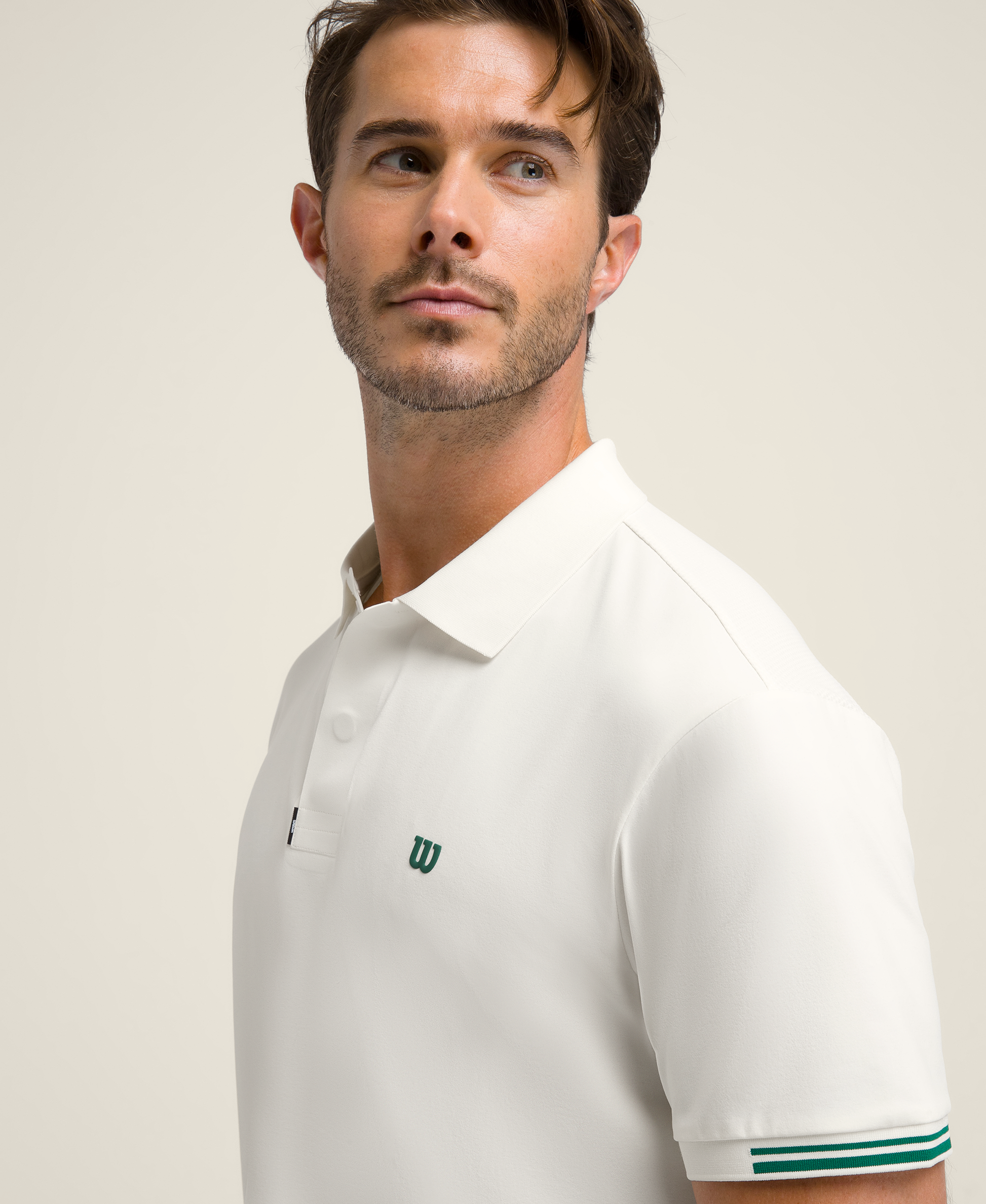 Men All Sport Polo Shirt in Sandrift
