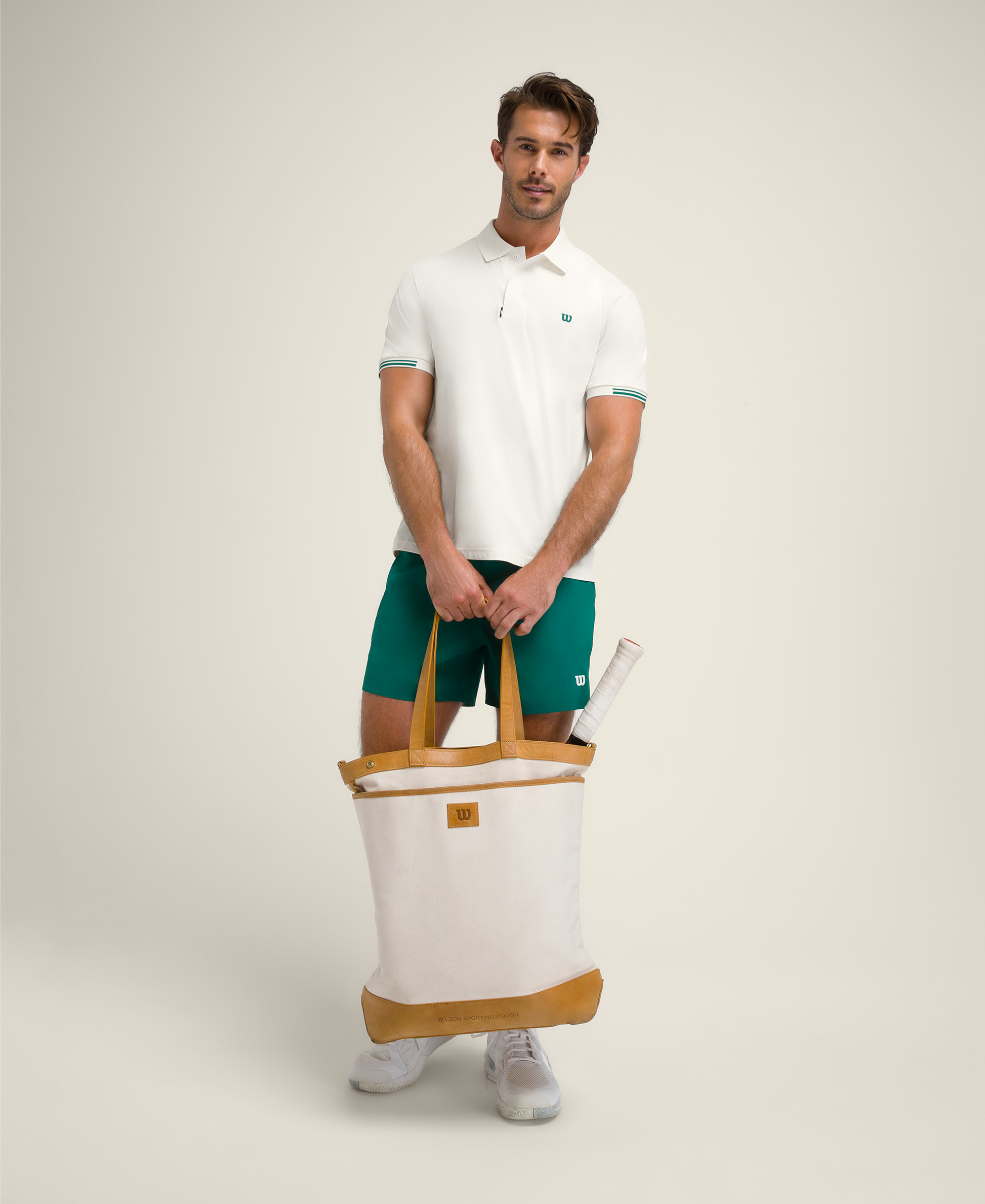 Men All Sport Polo Shirt in Sandrift