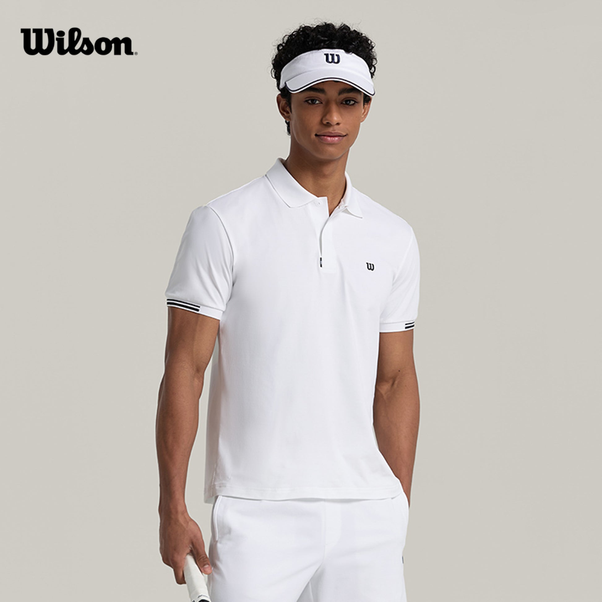 Men All-Sport Polo in Bright White