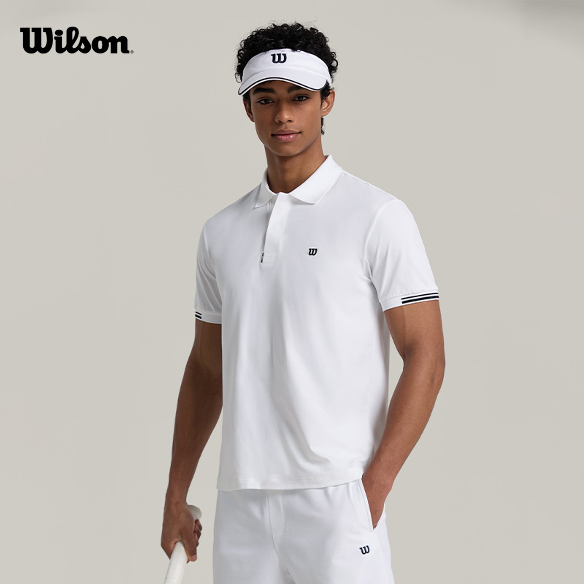 Men All-Sport Polo in Bright White