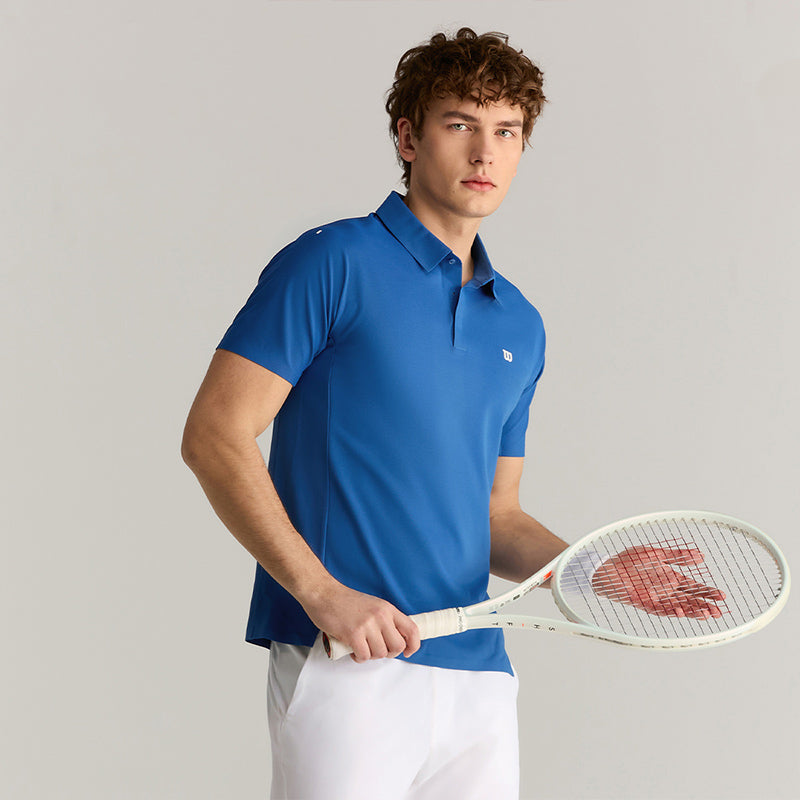 Men Daily Court Polo in Blue