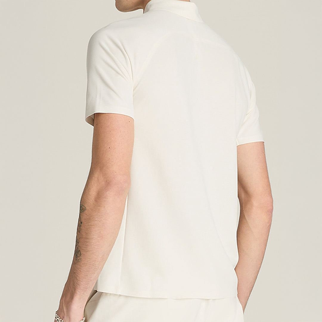 Men Daily Court Polo Shirt in Sandrift