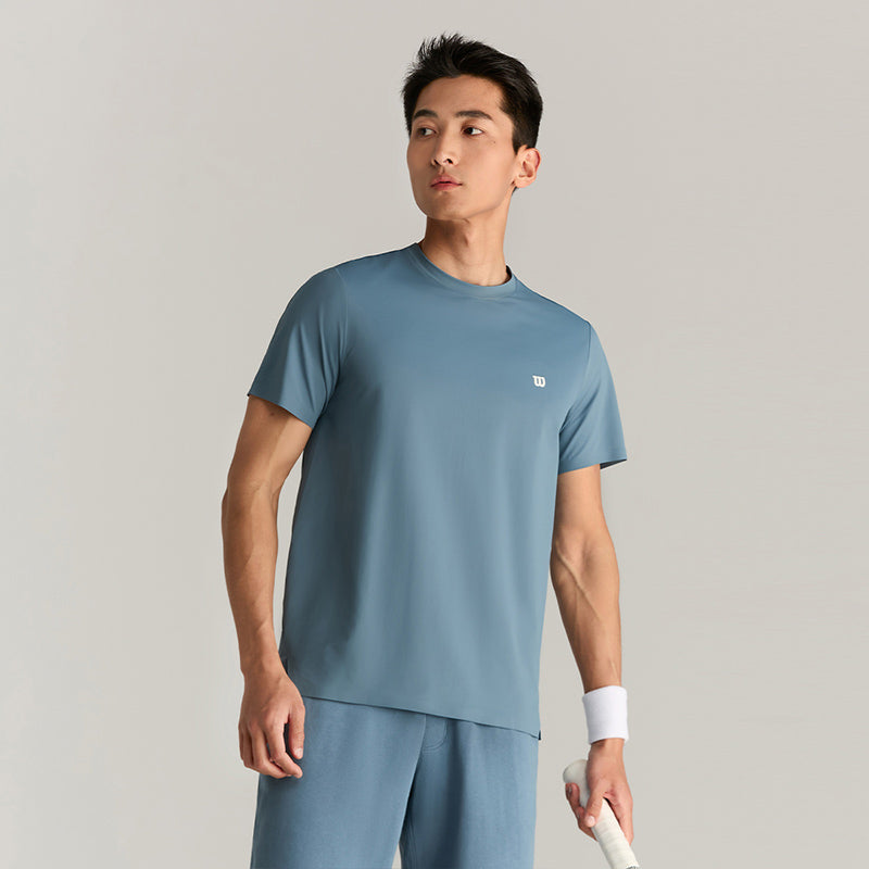 Men Daily Sports Tee in Slate Blue
