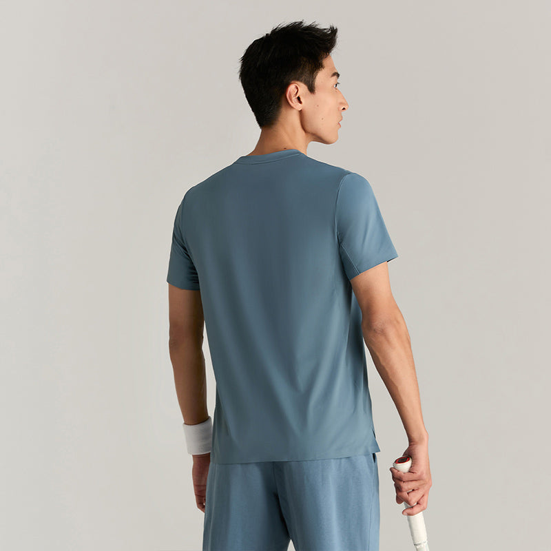 Men Daily Sports Tee in Slate Blue