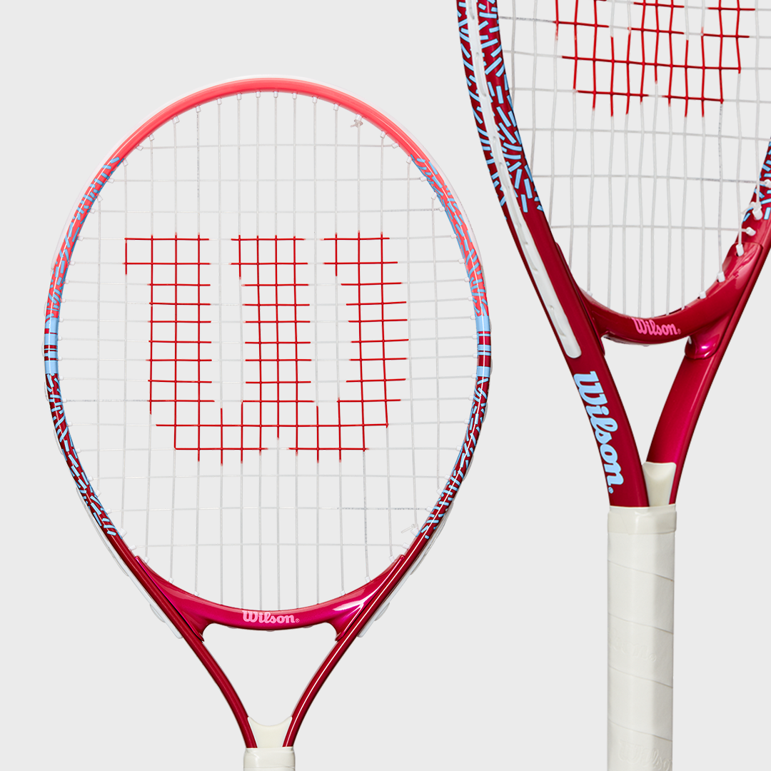 Ultra Uv Jr 23 Pink Recreational Tennis Racket Strung WR149610U+