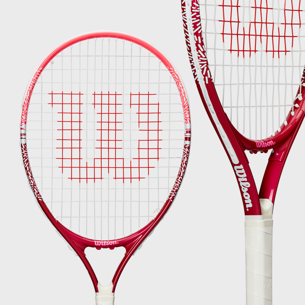 Ultra Uv Jr 21 Pink Recreational Tennis Racket Strung WR152810U+