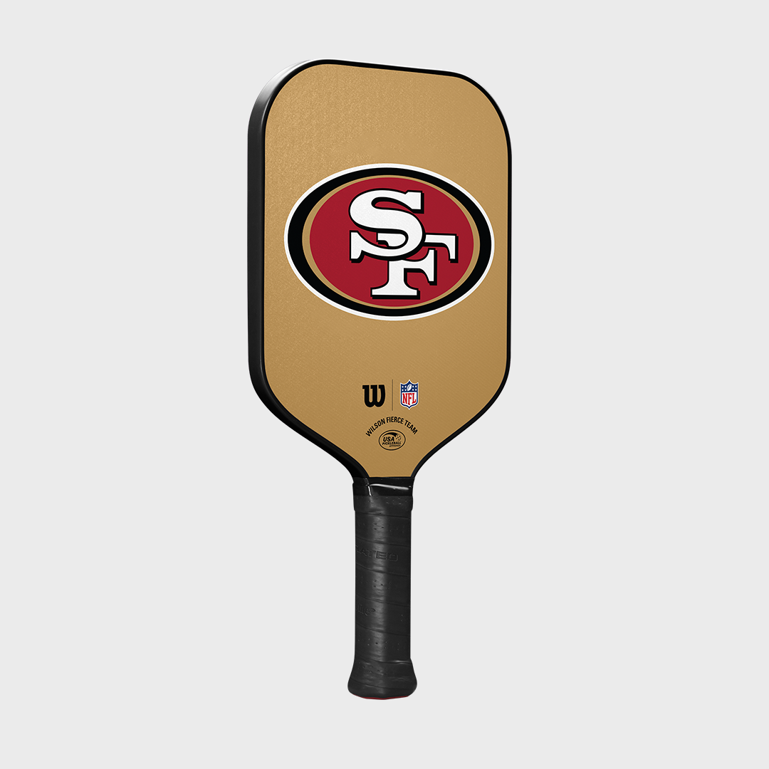 Fierce Team NFL 49Ers Pickleball Paddle Racket WR184111U+
