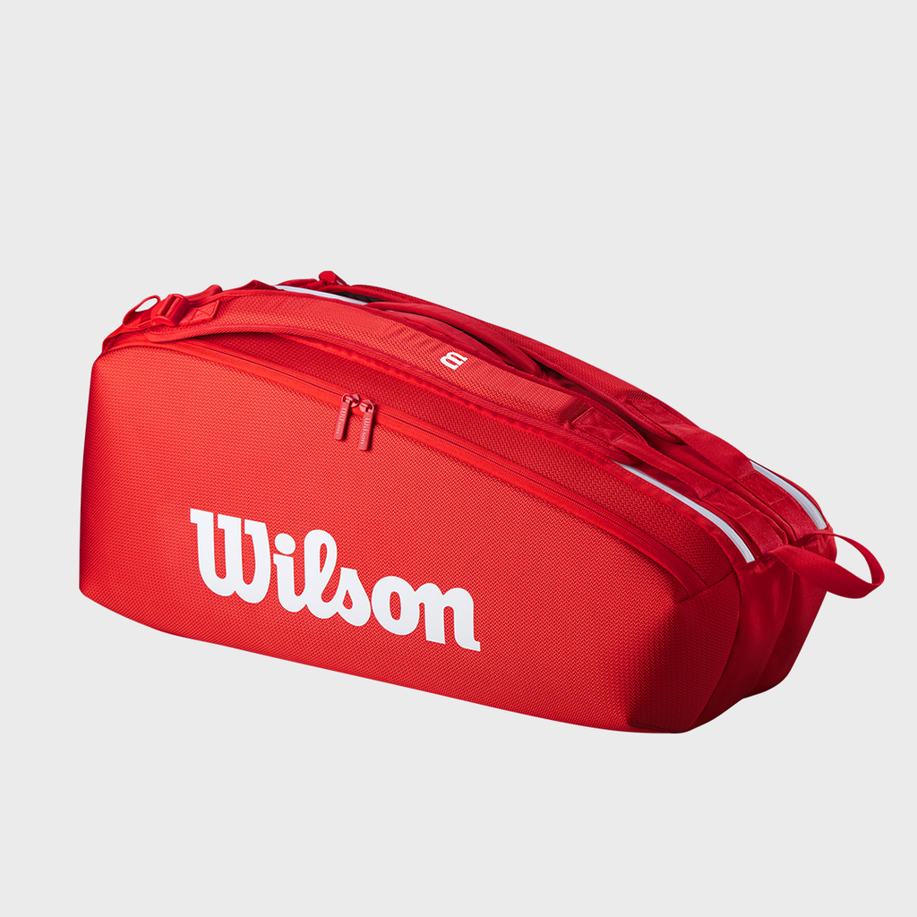 Super Tour 6Pk Tennis Bag 2025 Red WR8036801+