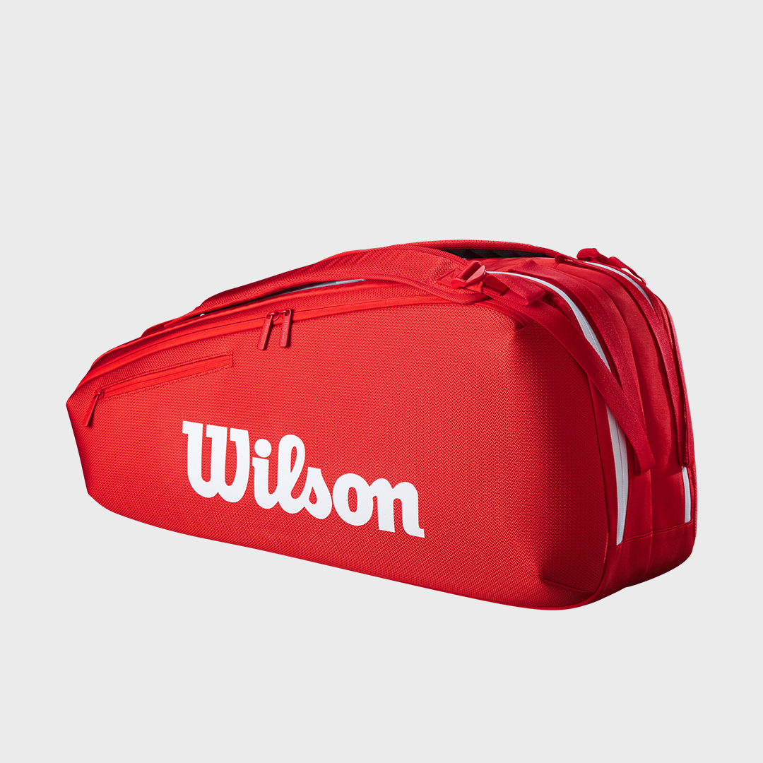 Super Tour 6Pk Tennis Bag 2025 Red WR8036801+