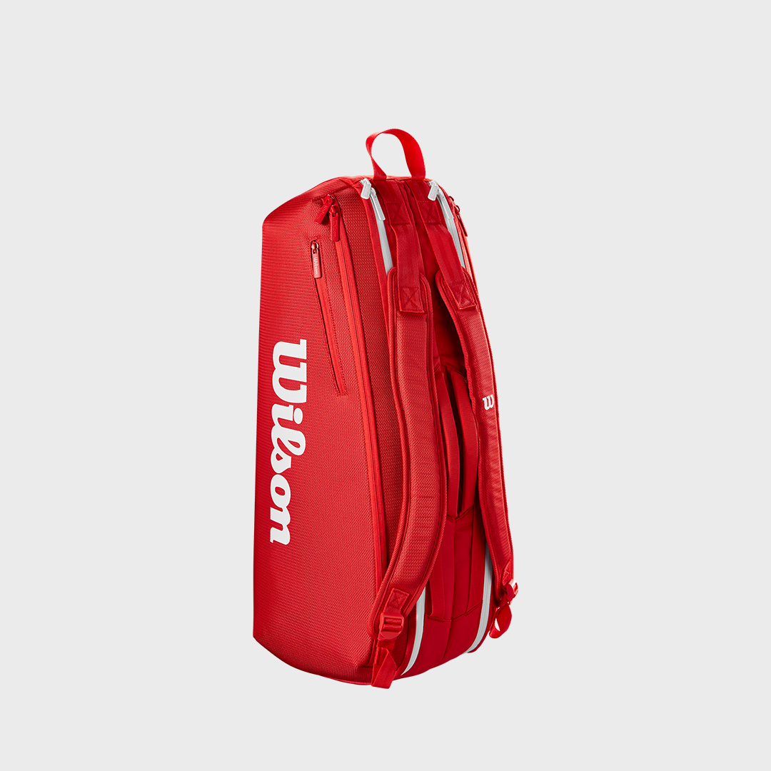 Super Tour 6Pk Tennis Bag 2025 Red WR8036801+