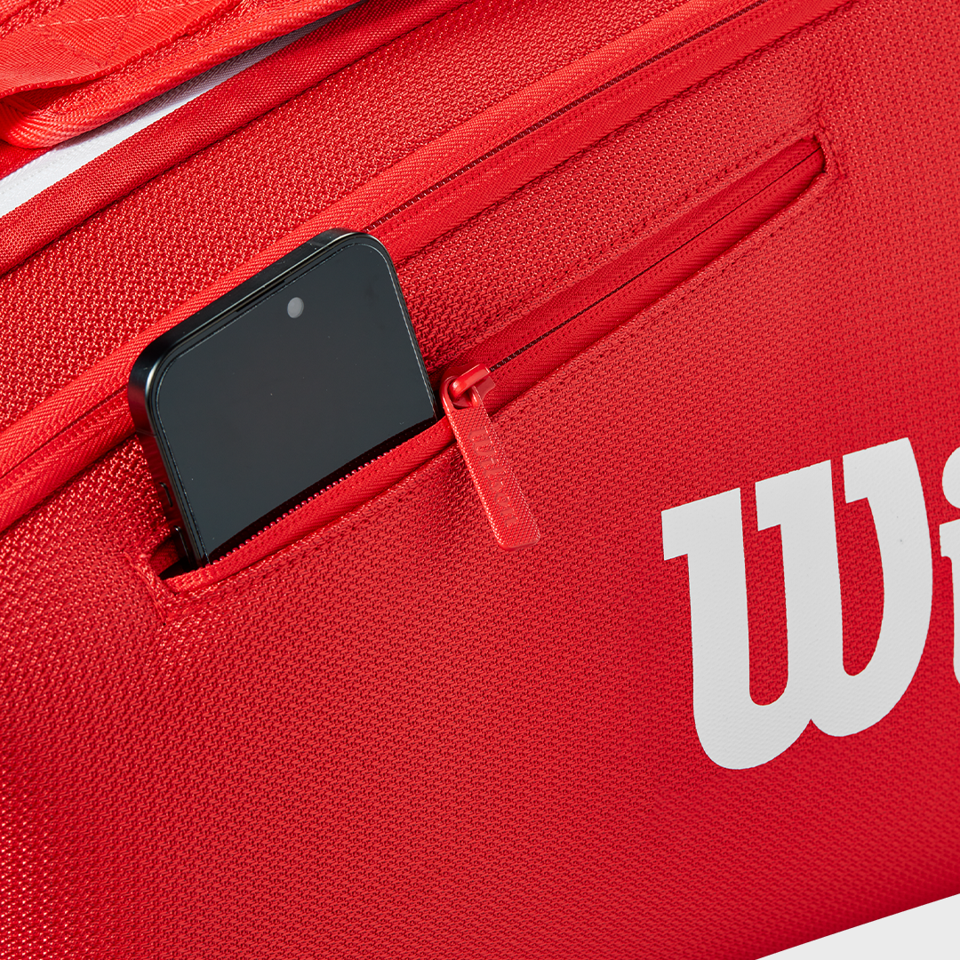 Super Tour 6Pk Tennis Bag 2025 Red WR8036801+