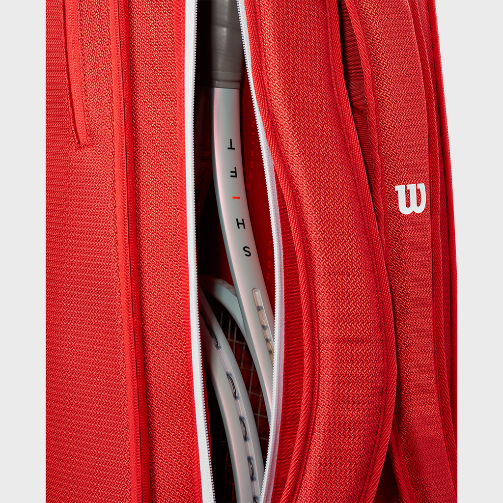 Super Tour 6Pk Tennis Bag 2025 Red WR8036801+