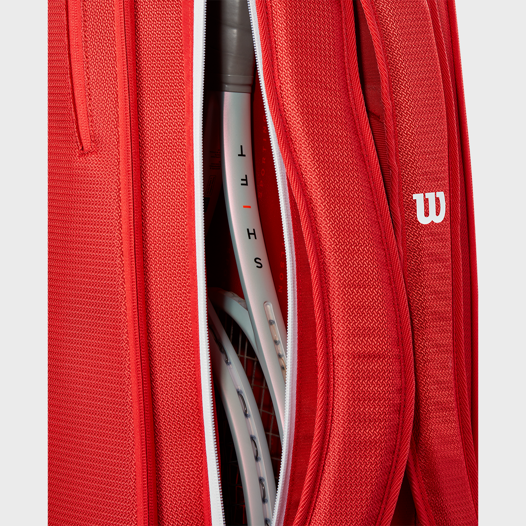 Super Tour 6Pk Tennis Bag 2025 Red WR8036801+