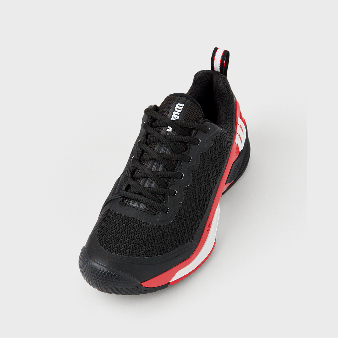 Rush Pro 4.5 Men Tennis Shoes Black/Rd/Wh