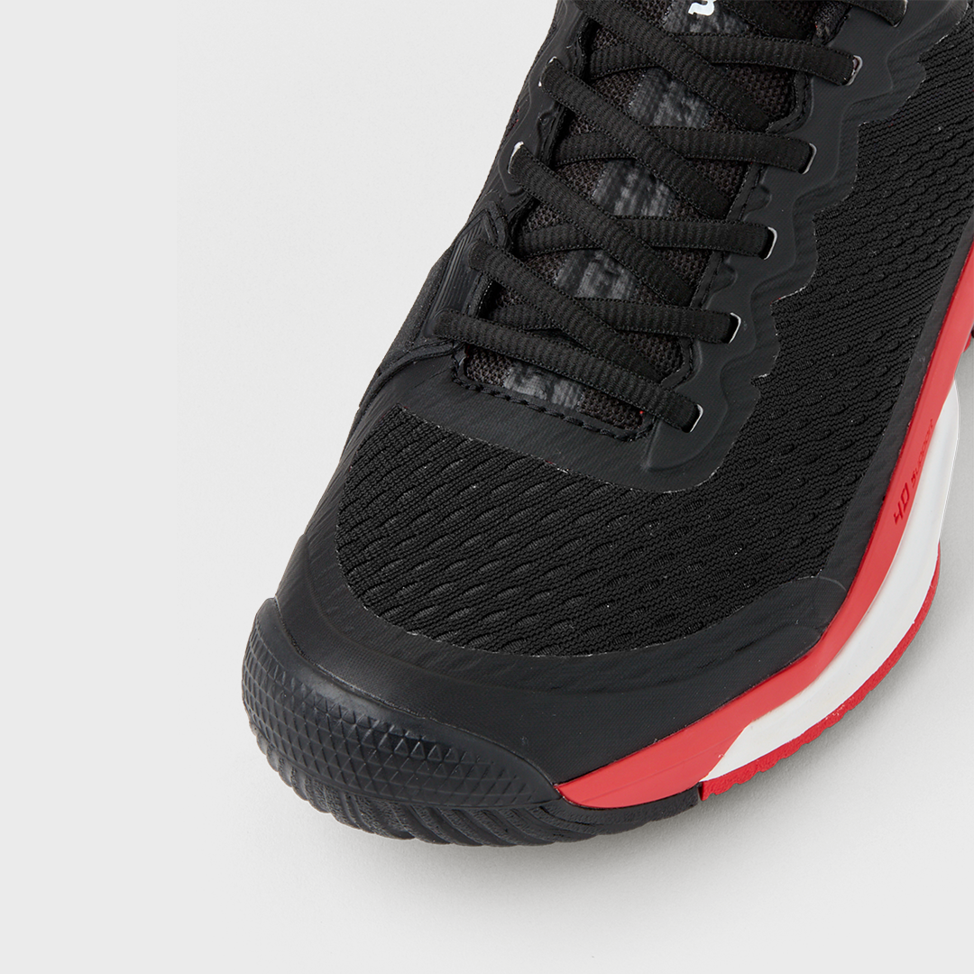 Rush Pro 4.5 Men Tennis Shoes Black/Rd/Wh