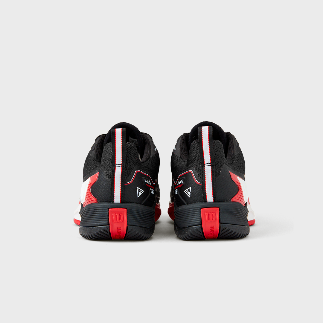Rush Pro 4.5 Men Tennis Shoes Black/Rd/Wh