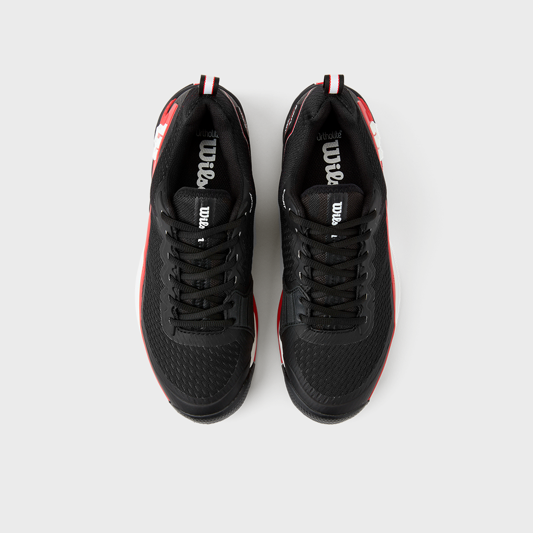 Rush Pro 4.5 Men Tennis Shoes Black/Rd/Wh