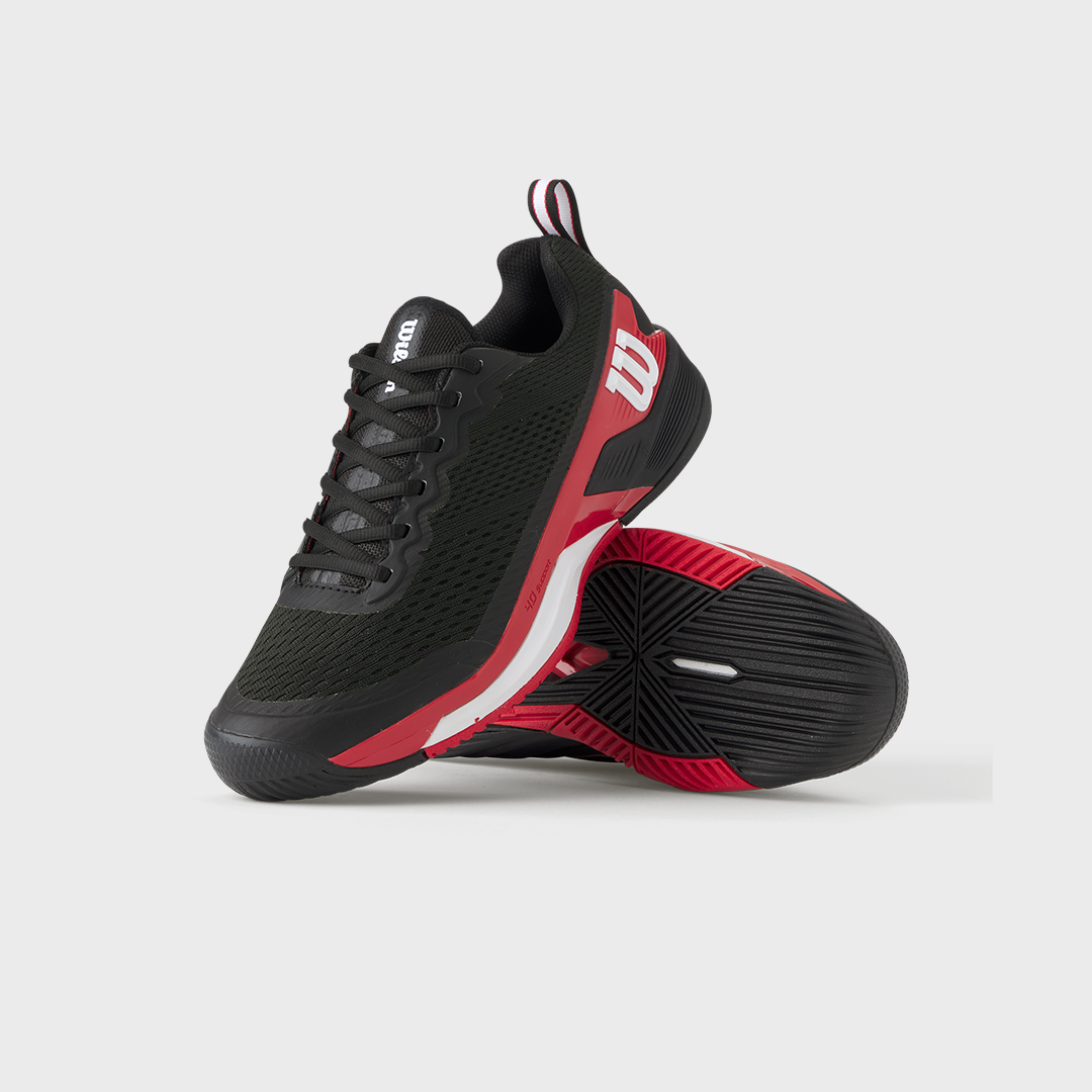Rush Pro 4.5 Men Tennis Shoes Black/Rd/Wh