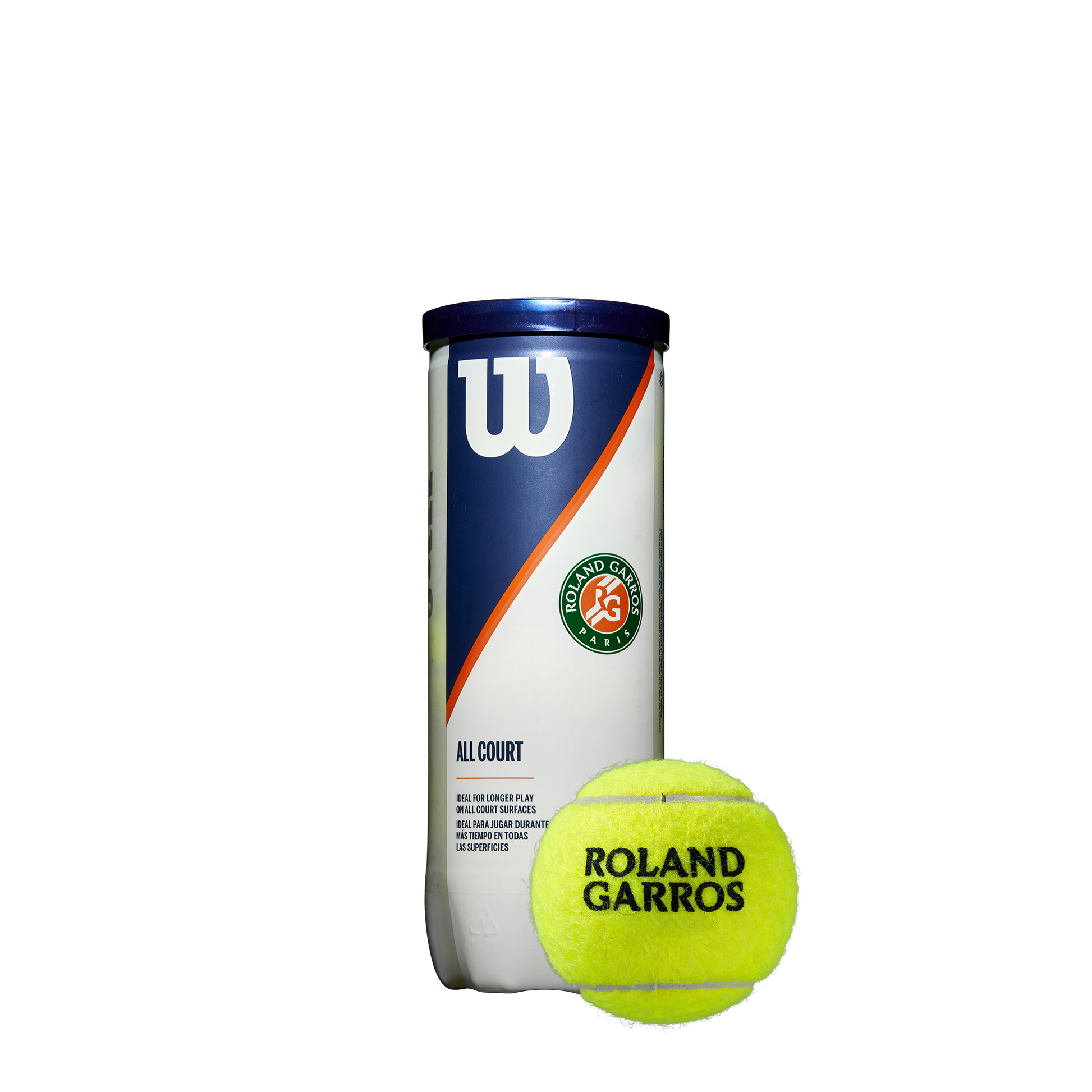 Roland Garros All Court 3 Ball Can