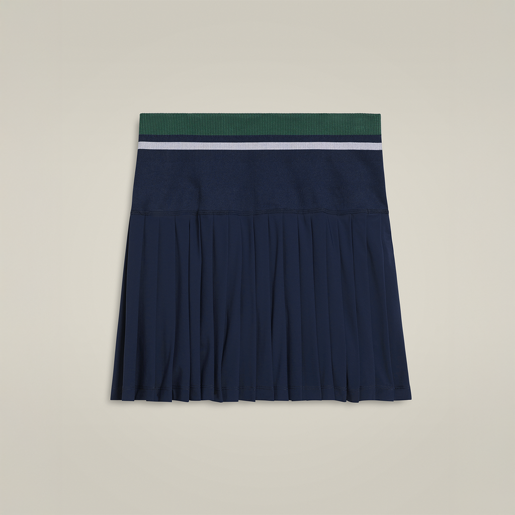 Midtown Tennis Skirt Clnavy/Fldgrn