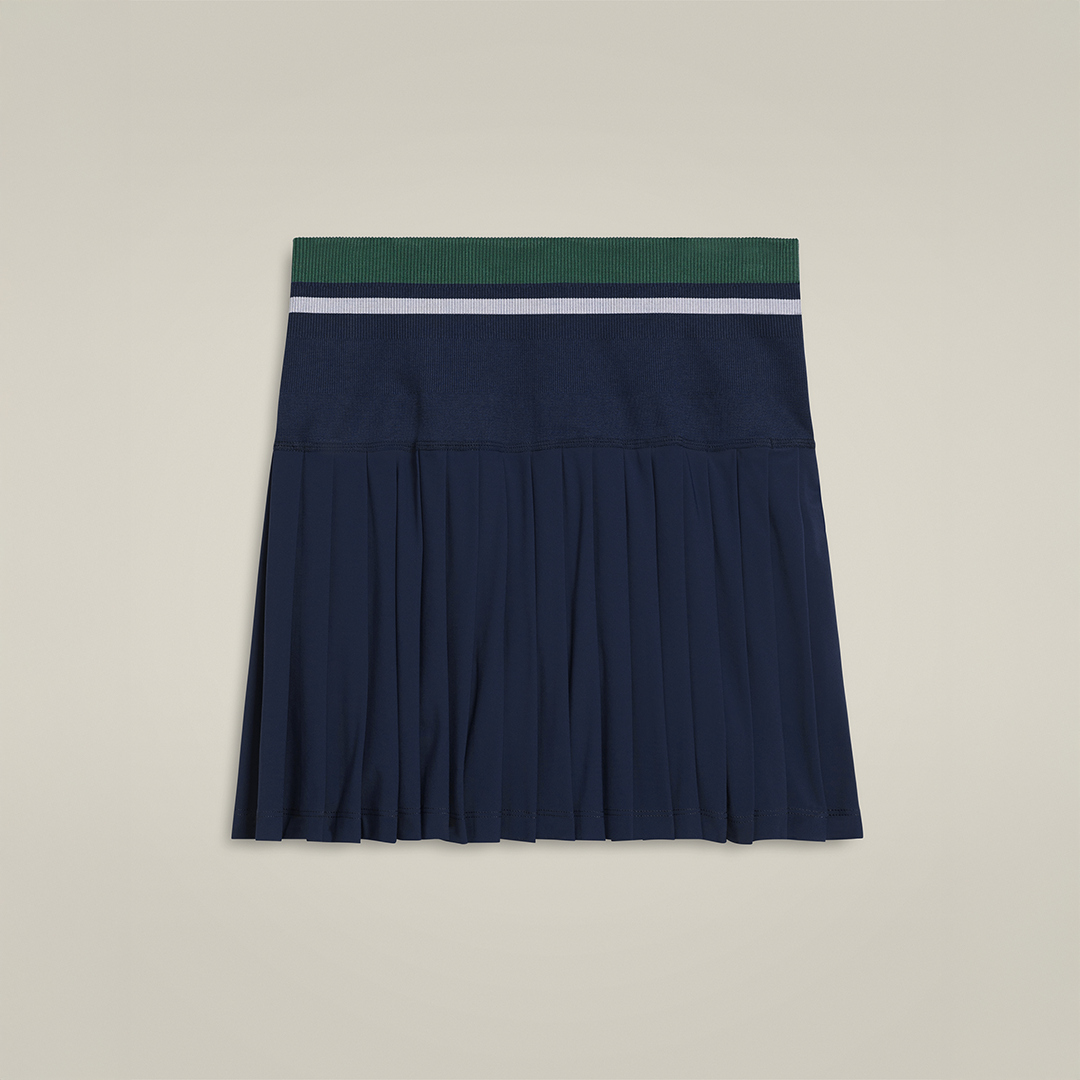 Midtown Tennis Skirt Clnavy/Fldgrn