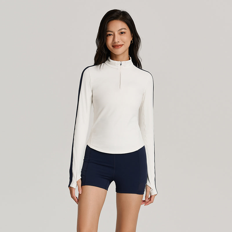 Women In-Bounds Half Zip in Sandrift