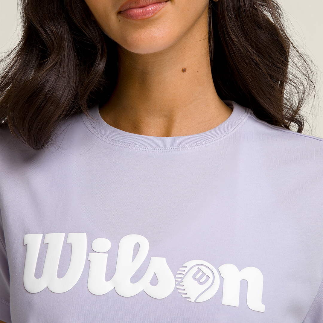 Harper Crop Tee Lavender