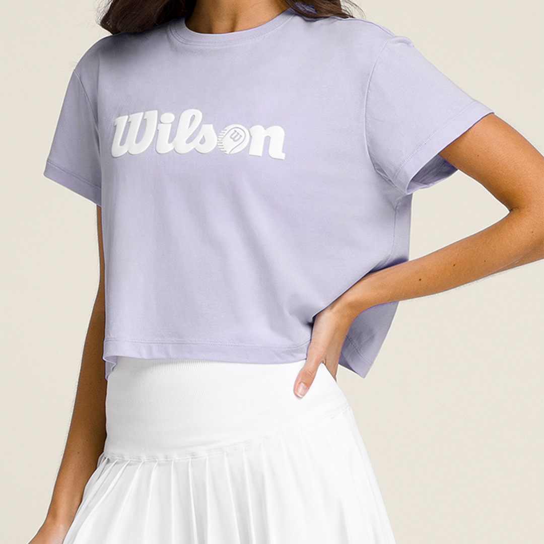 Harper Crop Tee Lavender