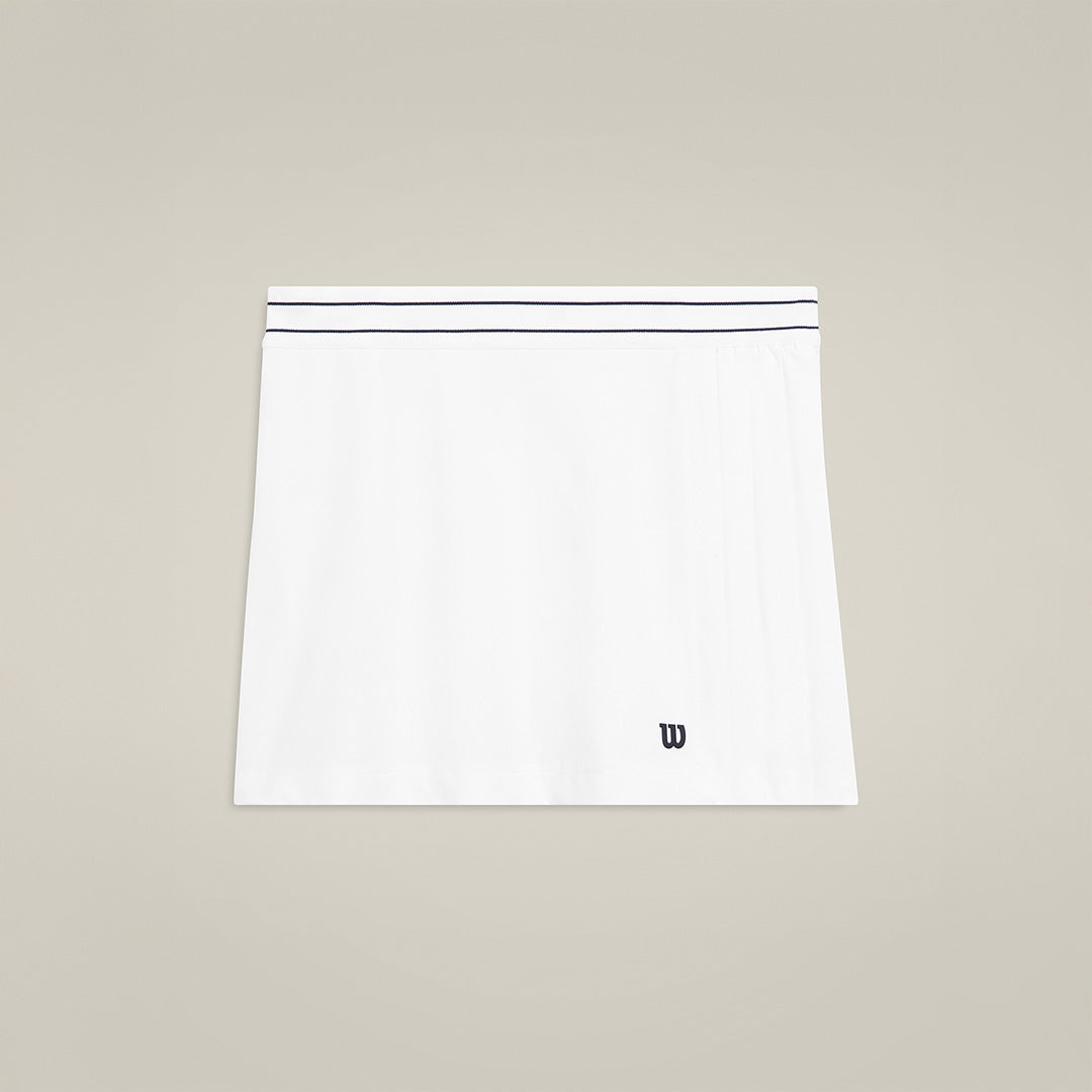 Women Wrap Tennis Skirt in White