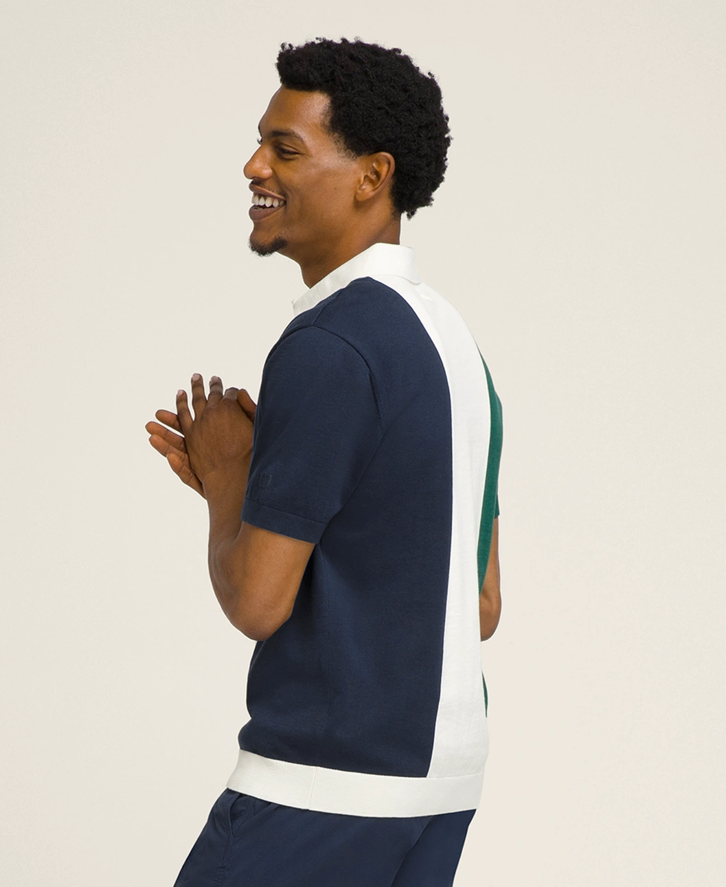 Sienna Knit Polo Sandrift