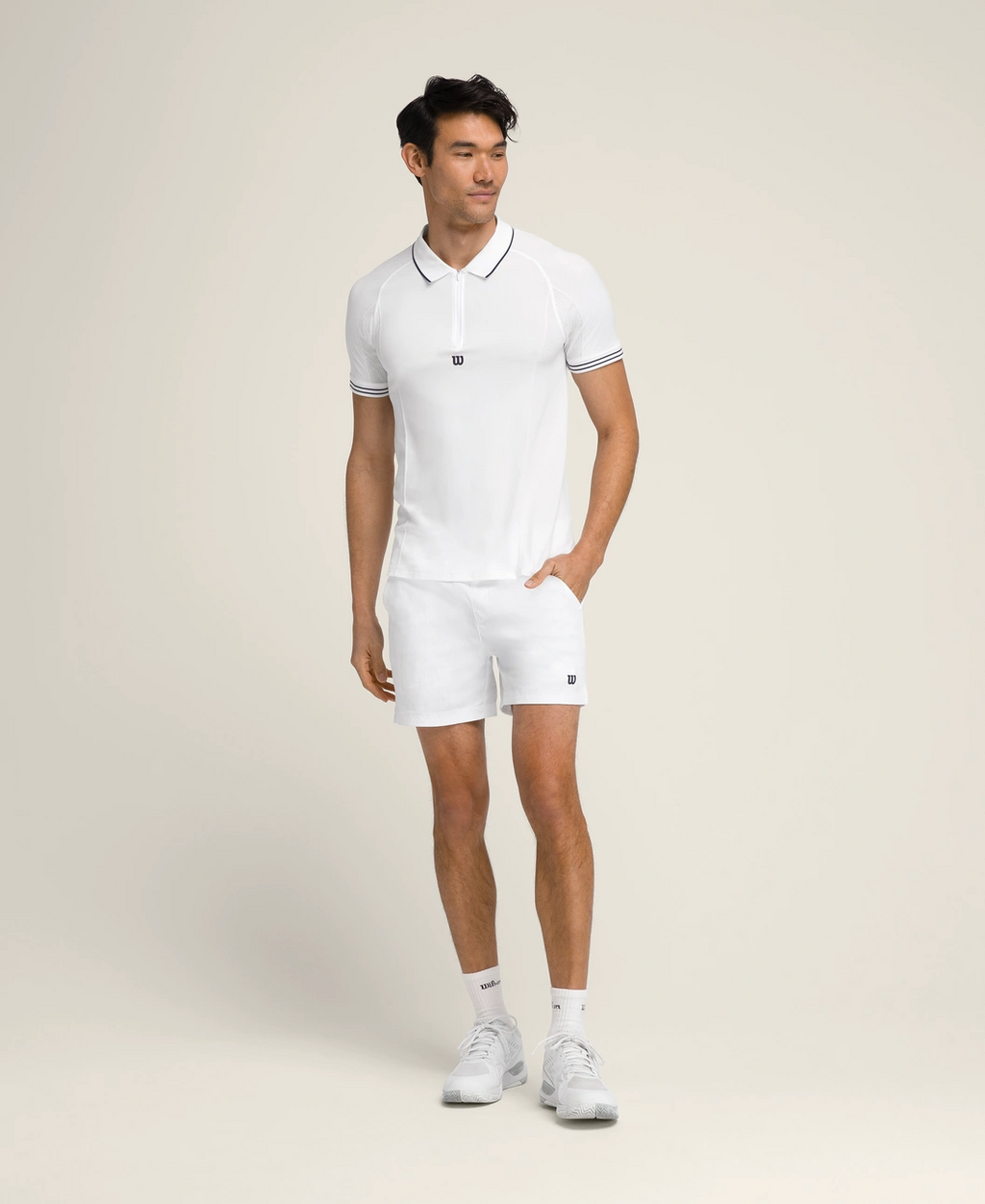 Tennis Volley Short in White