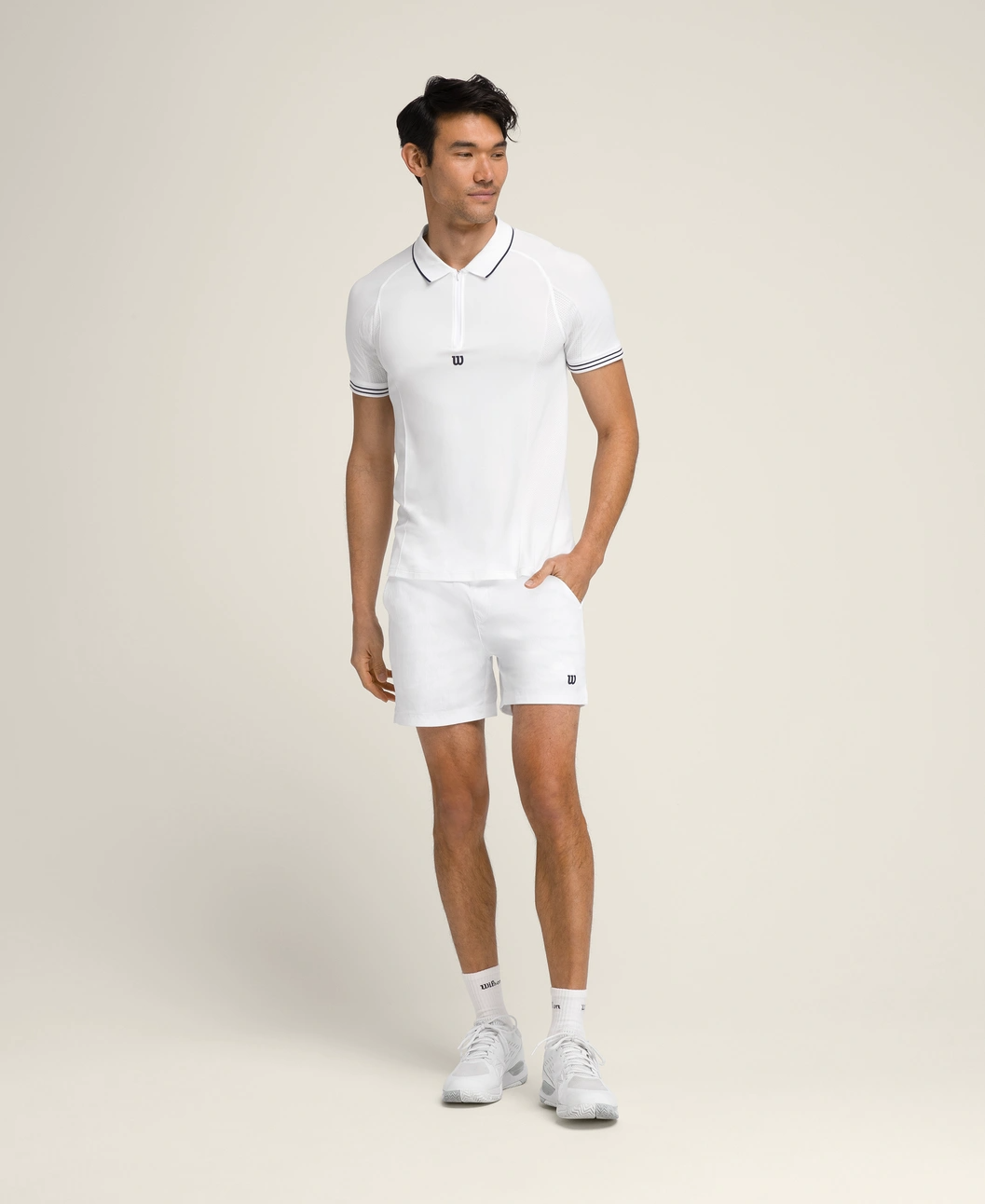 Tennis Volley Short in White