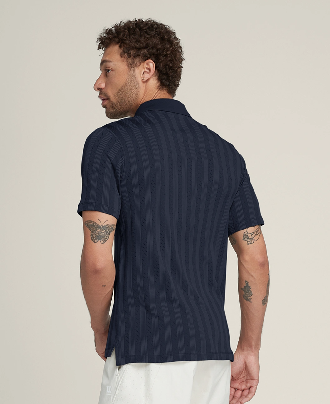 Game Point Seamless Polo in Classic Navy