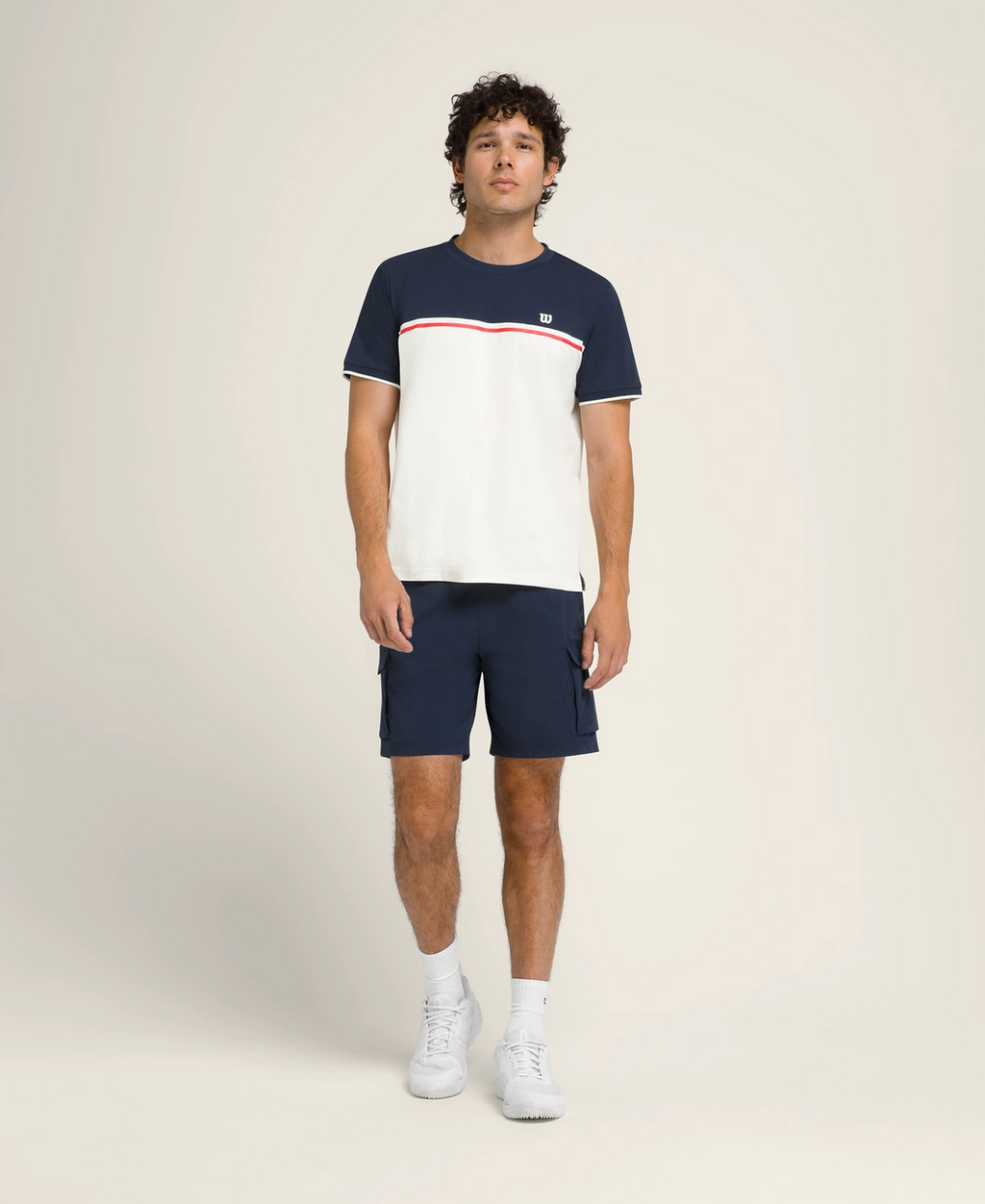 Topspin Tee in Classic Navy