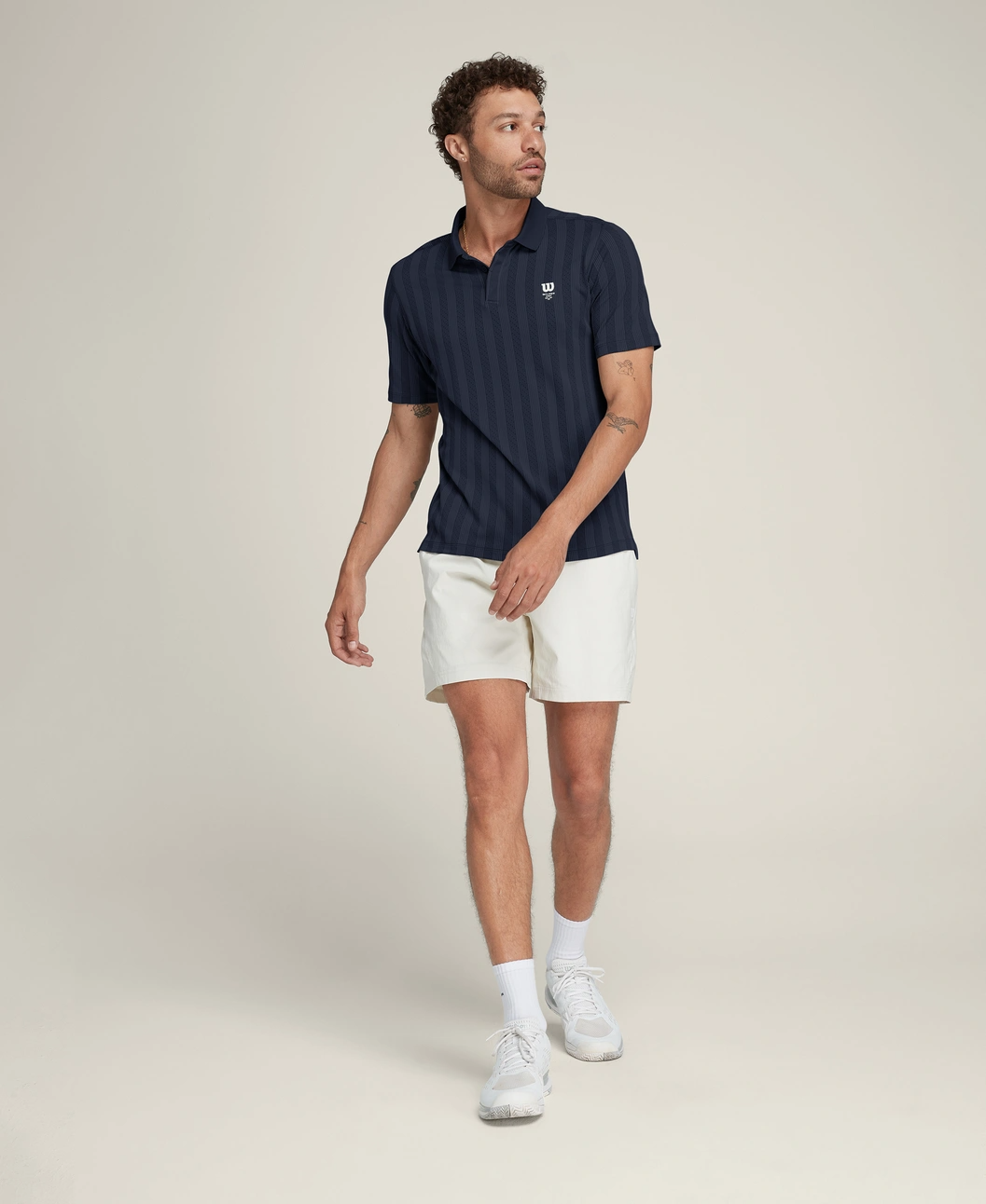 Game Point Seamless Polo in Classic Navy