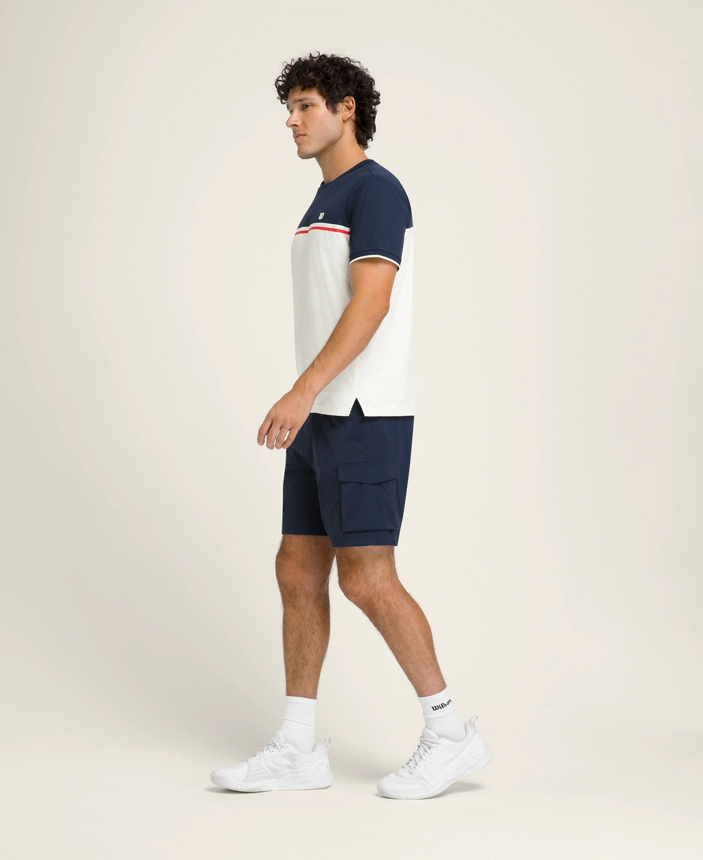 Topspin Tee in Classic Navy