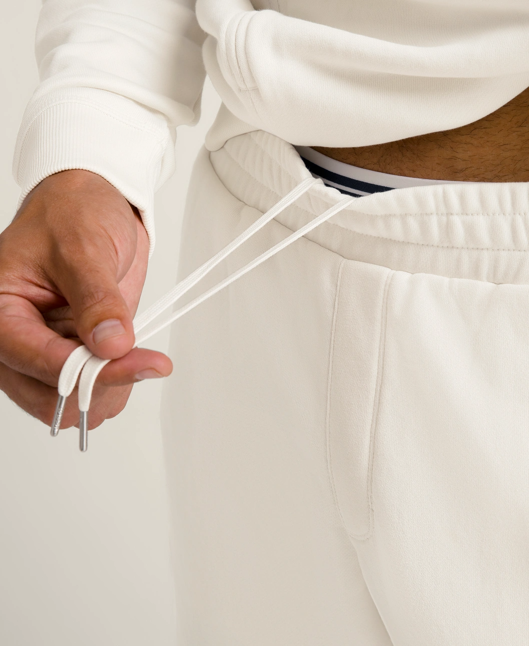Parkside Sweatshort in White