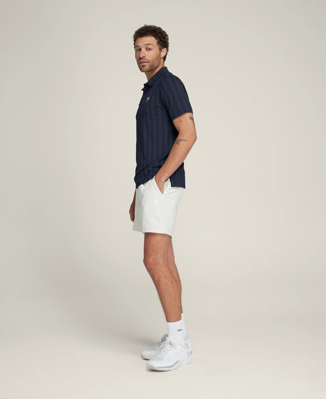 Game Point Seamless Polo in Classic Navy