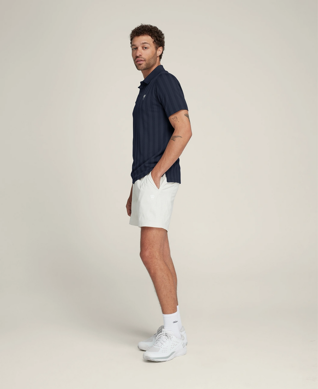 Game Point Seamless Polo in Classic Navy