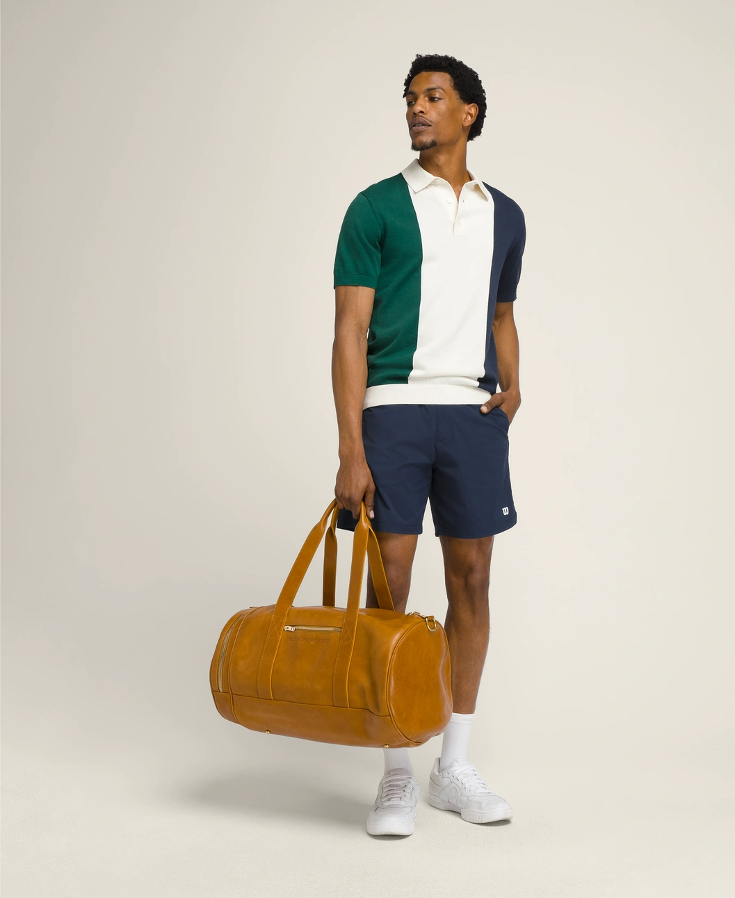 Sienna Knit Polo Sandrift